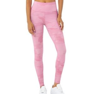 ALO Yoga High-Waist Vapor Legging Pink Camouflage